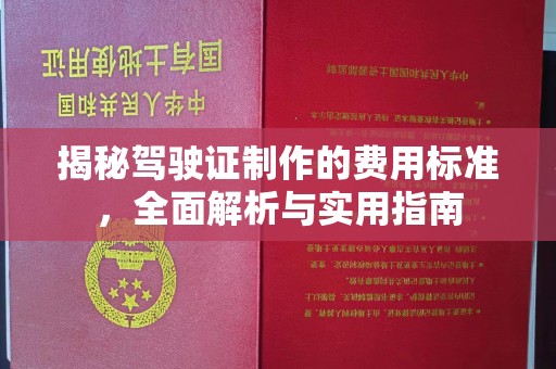 乌拉特后旗揭秘驾驶证制作的费用标准，全面解析与实用指南